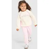 Adidas Linear Colour Block Crew Tracksuit Infant - Geel - Kind, Geel