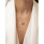 Hey Happiness Ketting 'Twin Puzzle' goud
