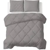 Sleeptime dekbed zonder overtrek incl. kussensloop - Grijs - 240x200