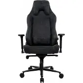 AROZZI Vernazza XL Gamingstoel met zachte stofbekleding - Puur zwart