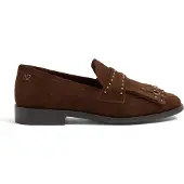 Lazamani Loafers Dames Bruin Suède | Maat 39