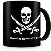 SD Toys 2x SD Toys Goonies Never Say Die, Kopje, Zwart