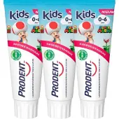 Prodent Kids 0-6 Jaar Tandpasta - 3 x 75 ml - Aardbeiensmaak