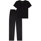 Schiesser Pyjama 'Mix & Relax' zwart