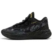 Puma MB.05 Lo JR Team Basketbalschoen Zwart Goud