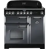 Rangemaster Classic Deluxe 90 Ceramic Range-fornuis Electrisch Keramisch Grijs