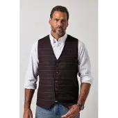 JP 1880 Regular Fit Vest bordeaux, Ruit