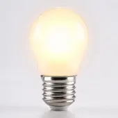 LumenXL E27 dimbare LED lamp Ø45 mm met melkwit glas 5,9W 2700K