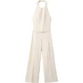 Mango Jumpsuit 'MARIAM' beige