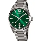 Lotus Analoog horloge groen