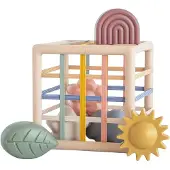 Mushie Vormenstoof Elastic Shape Sorter