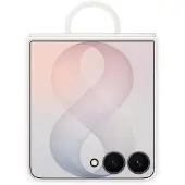 Samsung siliconen hoesje met magneetsluiting voor Galaxy Flip8, wit