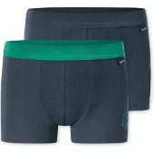 Schiesser Onderbroek ' Fine Rib Multi ' donkerblauw