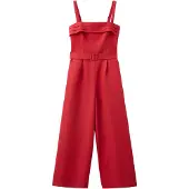 Mango Jumpsuit rood