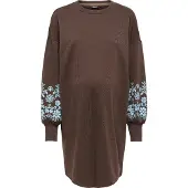 ONLY Olmbrooke Lange Jurk Dames Bruin M