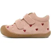 Naturino Wandelschoen 'COCOON VL EMBR.HEARTS' rosa / rood