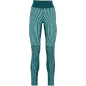 Kari Traa - Women's Smekker High Waist Pants - Merino-ondergoed XS, turkoois