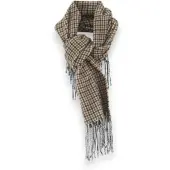 Bellerose Dames Sjaal Milan beige geruit (OSFA), Casual, Wol BW262835 F2645F