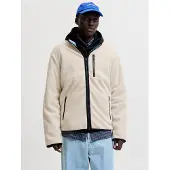 Jack & Jones Fleece jas greige