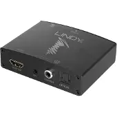 Lindy HDMI 4K audio-extractor met Bypass-functie
