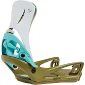 Burton - Snowboard bindingen - Step On Genesis White/Drdmss voor Unisex van Nylon - Maat 44-46 - Groen