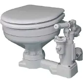 Johnson Pump Superflush H Toilet Zilver
