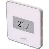 Uponor Smatrix Wave ruimtethermostaat m. luchtvochtigheidssensor Style T-169 verkeerswit RAL9016)