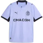 Puma Olympique de Marseille 26/27 authentiek derde voetbalshirt voor Heren, Blauw, Maat L