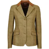 Dublin Slim-fit damesrijjas met suède kraag Albany Tweed