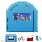 Vevor Opblaasbare Spuitcabine 4x3x2,75 m Spuitcabine Blauw