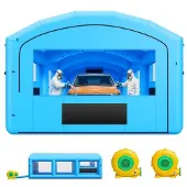 Vevor Opblaasbare Spuitcabine 8,5x4,5x3 m Spuitcabine Verftent Blauw