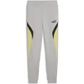 Puma Sportbroek geel / lichtgrijs / zwart
