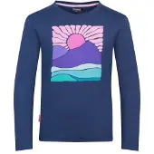 TROLLKIDS - Girl's Falketind Longsleeve - Longsleeve 98, blauw