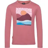 TROLLKIDS - Girl's Falketind Longsleeve - Longsleeve 116, roze