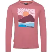 TROLLKIDS - Girl's Falketind Longsleeve - Longsleeve 128, roze
