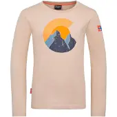 TROLLKIDS - Kid's Halsafjord Longsleeve - Longsleeve 128, beige