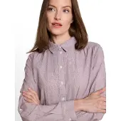 Tom Tailor Blouse pruim / wit