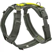 Hunter - Maldon 3.0 - Hondentuig M - Hals 50 – 84 cm, Bauch 53 – 71, grijs/geel