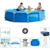 Intex Framezwembad, rond - 305x76 cm - 8-delig, model S20425