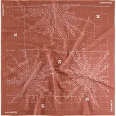 Salomon - Bandana GFX - Halsdoek One Size, bruin