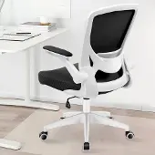 Markenlos Bureau stoel: Ergonomisch ontwerp - Hoogte verstelbaar - Ademend gestoffeerd - Zwart