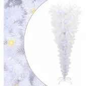 Syfax Kunstkerstboom met 150 LED Wit 120 cm PVC en staal