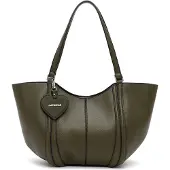 Emily & Noah Shopper E&N Levke ( 65730 ) - Dames handtassen - oliv 960
