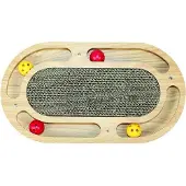 Famanu krabpaal met krabgedeelte voor katten - Natuurlijk materiaal
