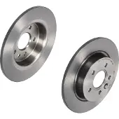 Brembo 08-13 Volvo C30/06-13 C70/04-11 S40/05-11 V50 Rear Premium UV Coated OE Equivalent Rotor