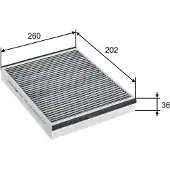 Valeo 715757 Interieurfilter