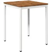 Syfax Tuintafel, natuurlijke uitstraling, wit, 60 x 60,5 x 75 cm