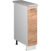 Vicco Apotheekkast Fame-Line, Goudkleurig Eiken/Wit, 20 cm, WB Marmer