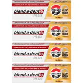Blend-a-dent Plus Unbeatable - Hechtlijm voor protheses - Sterk, smaakloos, 4-pack