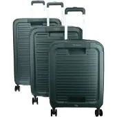 Hedgren trolley Raku Yuno Set XS / M+ / L+ Duck Green donkergroen 55cm